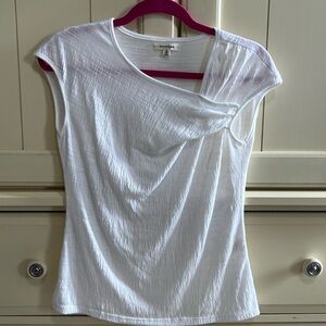Textured Side Gather Top